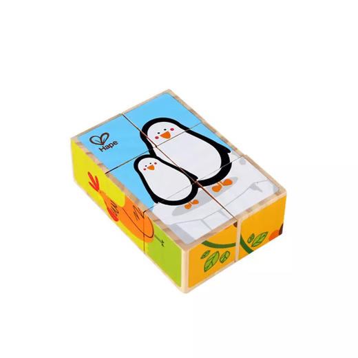 Hape动物六面拼图E932（与常规商品下单一起发货可以联系客服改运费） 商品图0