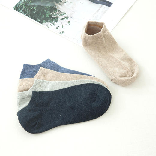 老米优品 / 好品质的无印女士纯色船袜 新品上线 专G在售原厂直供袜子WZ190330Q 商品图2