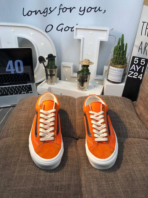 硫化大底 GD权志龙同款Vans Style 36系列材质：麂皮 帆布 黑色 黄色 浅蓝 橘色 紫色 商品图7