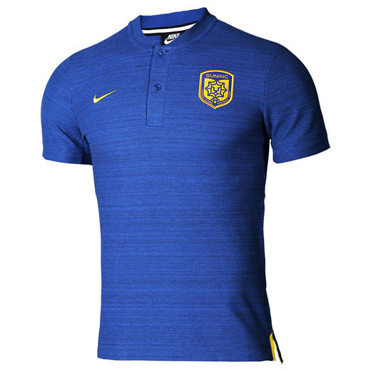 SFS耐克正品2019中超江苏苏宁球员出场服 赛前POLO衫AR4710-431 商品图4