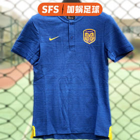 SFS耐克正品2019中超江苏苏宁球员出场服 赛前POLO衫AR4710-431