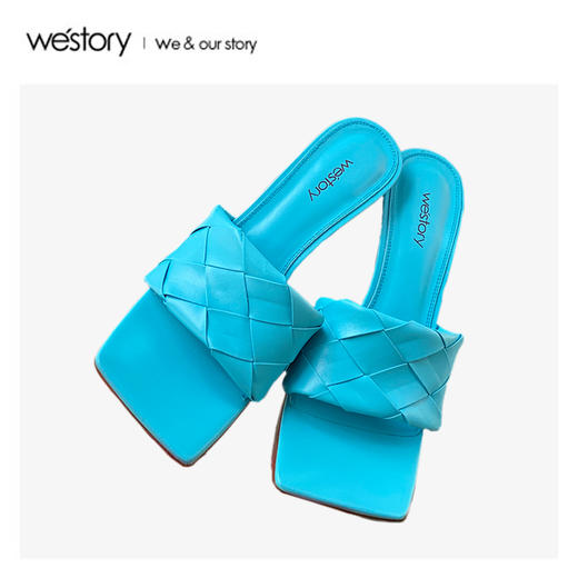 westory2020年夏季凉拖鞋网红编织ins潮外穿女W20BJ60691 商品图2