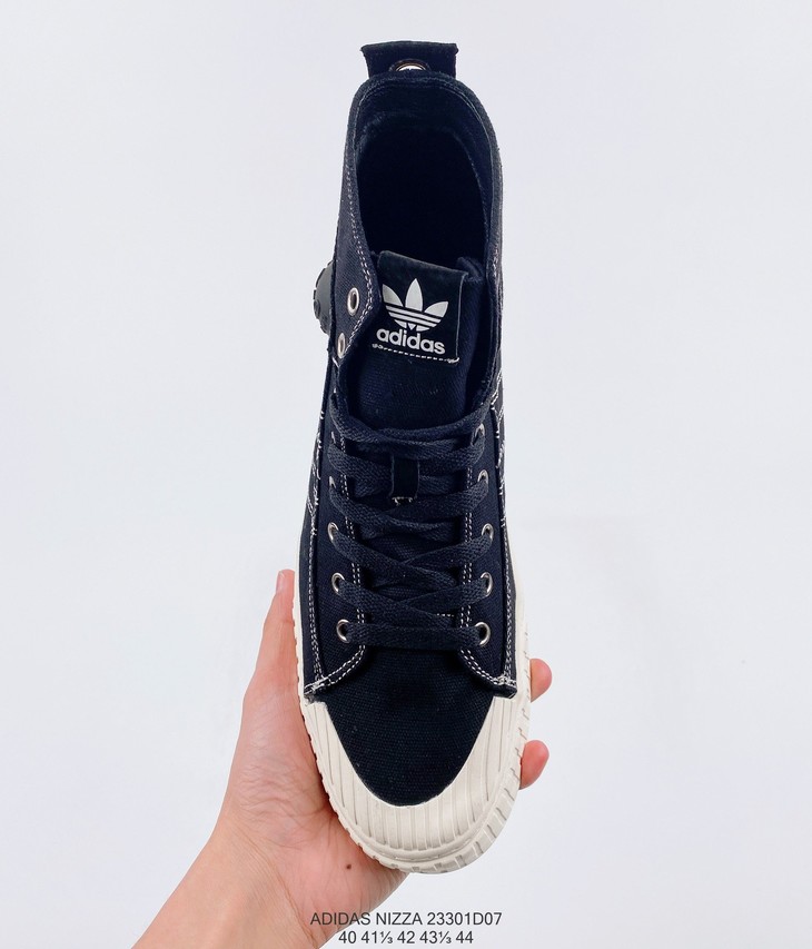 阿迪达斯adidasnizza高帮休闲时尚百搭舒适个性潮流帆布运动鞋