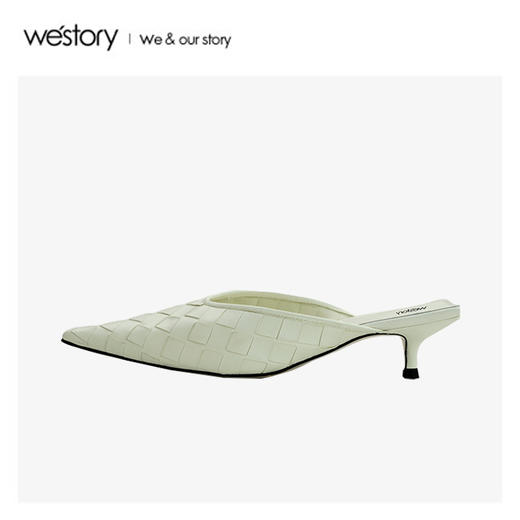 westory2020年夏新包头半拖鞋女外穿编织网红W20AH51931 商品图4