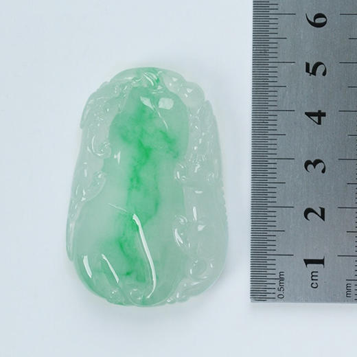 派瑞翡翠 翡翠挂件 佛手 冰糯种 阳绿 商品图4