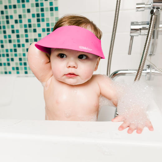 bbluv加拿大 进口儿童硅胶浴帽可折叠调节大小洗发帽防漏水婴幼儿 商品图1