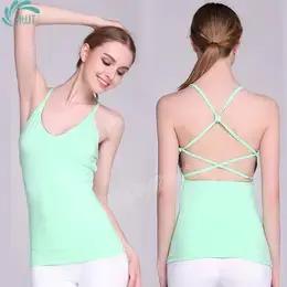 《1369秒杀价不退换》HWT瑜伽修身桃心美背上衣 商品图8