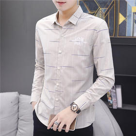 XJ-K春季新款长袖休闲直筒打底男士职业装