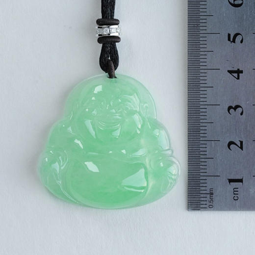 派瑞翡翠 翡翠佛 冰种 满绿 商品图4