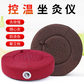 【送50粒艾柱】温控款坐灸仪蒲团家用艾灸凳实木 全身妇科宫寒艾灸仪熏蒸仪艾草熏蒸器