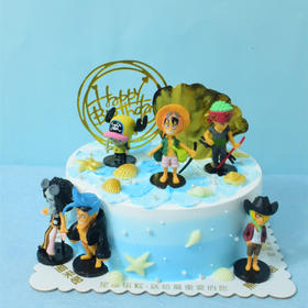 海贼王-鲜果奶油蛋糕