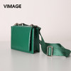 VIMAGE纬漫纪夏季新款方形小包休闲斜跨布带方包通勤百搭红色V1320901 商品缩略图1