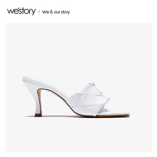 westory2020年夏季凉拖鞋网红编织ins潮外穿女W20BJ60691 商品图4