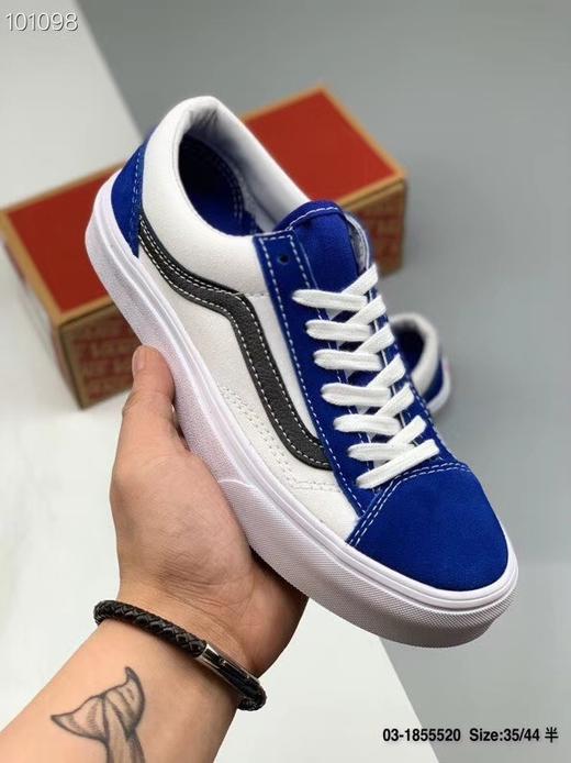 VANS STYLE 36 SF 低帮冲浪男女休闲帆布鞋 官方货号VN0A3MVLWYS 尺码35-44 牛油果绿 橘子汽水 黄色 蓝色 绿色 奥利奥 米灰黑 牛仔蓝 商品图6