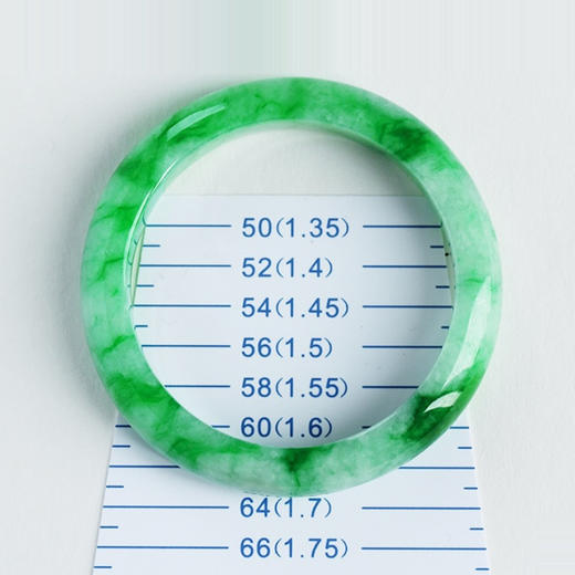 派瑞翡翠 翡翠手镯 糯种 阳绿 商品图4