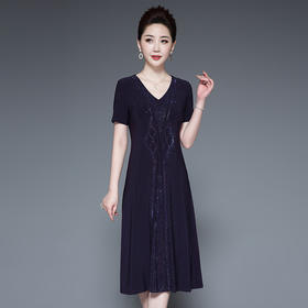 YZL-220时尚优雅高端大气亮钻连衣裙