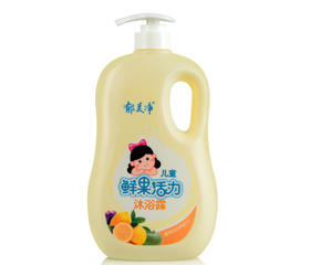 郁美净儿童鲜果活力沐浴露1L