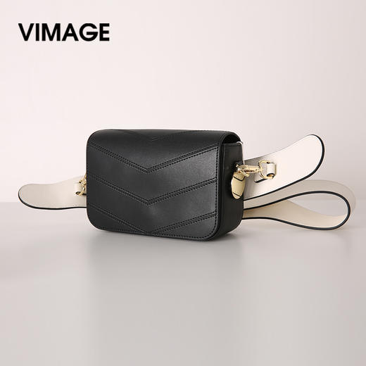 VIMAGE纬漫纪夏季新款时尚百搭手包手机包零钱包斜跨腰包皮包V1020602 商品图0