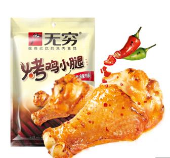无穷香辣烤鸡小腿60g 商品图0