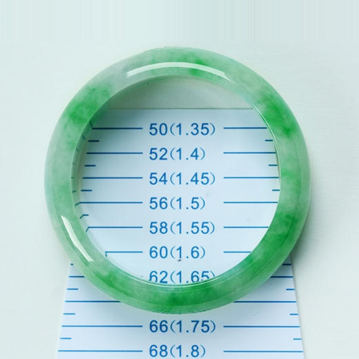 派瑞翡翠 翡翠手镯 糯种 阳绿 商品图4