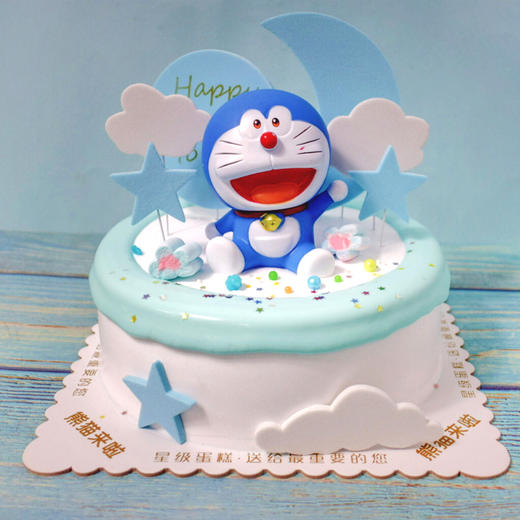哆啦A梦-鲜果奶油蛋糕 商品图0