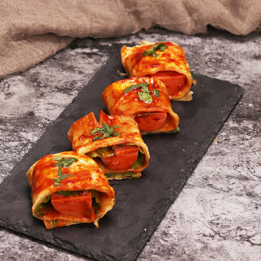 【闺中路边摊】东北烤冷面500克 10片 家庭装 东北特产  真空包装 特色小吃 买2袋送酱料 商品图2