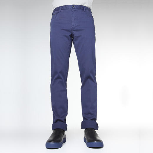 Marco Azzali 藏青色月亮袋休闲裤 P5208100 商品图0