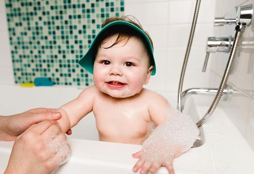 bbluv加拿大 进口儿童硅胶浴帽可折叠调节大小洗发帽防漏水婴幼儿 商品图4