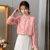 NRJ-2109新款长袖娃娃领印花雪纺衬衫 商品缩略图2
