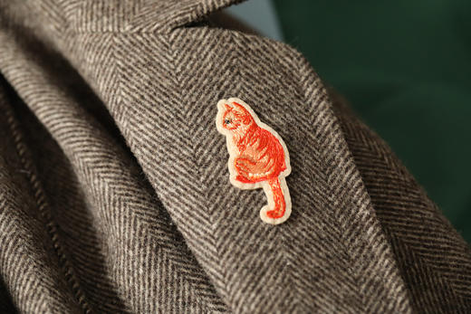 严歌苓亲笔签名纸卡+《穗子的动物园》主题刺绣贴 商品图6