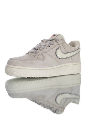 耐克Nike Air Force 1 Low '07 原模具开发打造 台产进口高丝翻毛皮质 内置全掌air sole气垫 空军一号运动板鞋