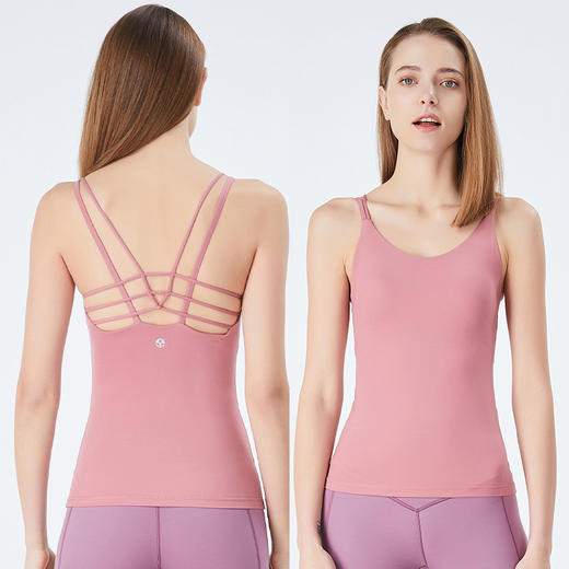 【断码捡漏】卡益裸感背心KL03328女士瑜伽服健身服 商品图2