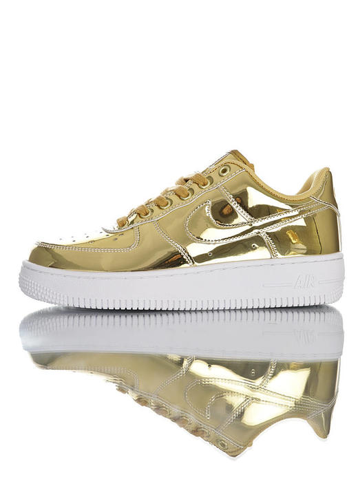 耐克Nike Air Force 1 07 "Metallic Rose" 原模具开发打造 采用镜面漆皮革材质鞋面 内置全掌air sole气垫 空军一号 商品图4