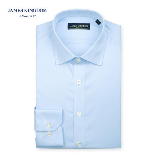 Jameskingdom占姆士男士免烫商务正装衬衫浅蓝BA1A7R34305 商品图0