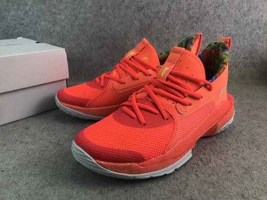 库里7 荧光绿橘色 黑红蓝灰 灰狼 商品图3