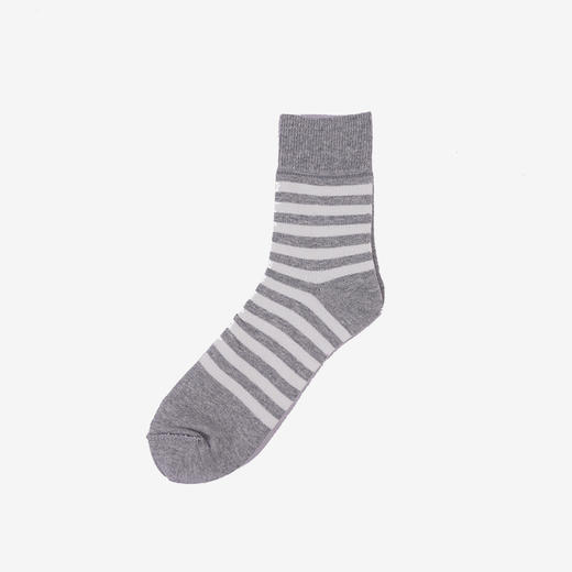 decka Reversible short socks / plain×stripes 条纹纯色双面穿复古短袜 商品图3