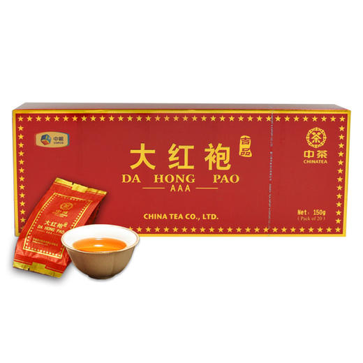 中茶牌海堤茶叶乌龙茶3A  吉品大红袍 独立小泡150g/条 CT3105 商品图0