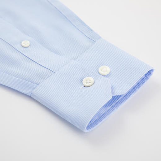 Jameskingdom占姆士男士免烫商务正装衬衫浅蓝BA1A7R34305 商品图4