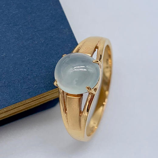 派瑞翡翠 翡翠戒指 18k金翡翠 商品图0