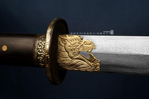 绝影 铜地复古 宋手刀 未开刃 商品图2
