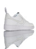 耐克 Nike Air Force 1 ´07 Low Premium 镂空钩子 荔枝纹牛移膜革 内置全掌air sole气垫 空军一号 皮革白黑3M钩配色 商品缩略图1