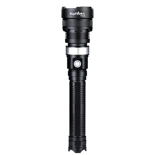 SUPERFIRE神火Y12-S手电筒强光加长远射王可充电超亮多功能户外LED探照灯 商品图4