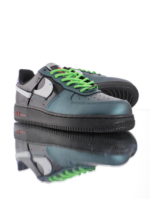 耐克 PEACEMINUSONE x Nike Air Force 1 Low 权志龙品牌联名 可做刮刮乐效果 涂层处理皮革鞋面 内置全掌airsole气垫 做旧黑红白 做旧黑白黄小雏菊 商品图1