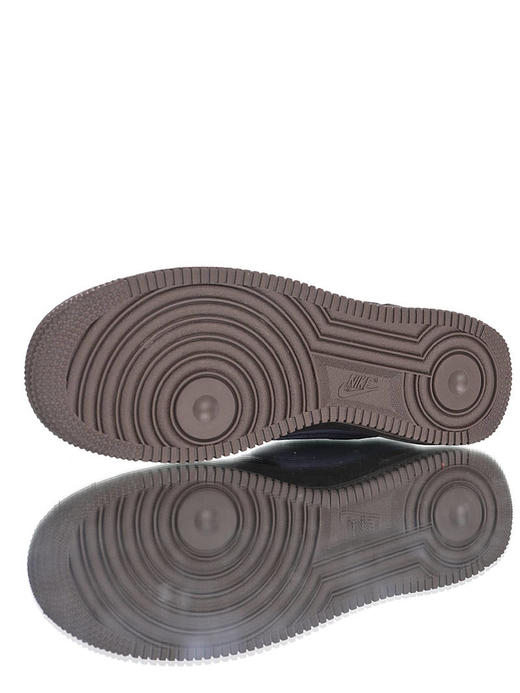 Nike Air Force 1 Premium Low 秋冬款 采用贝利原厂荔枝纹头层皮革 丝光翻毛皮拼接材质鞋面 全掌气垫 空军一号低帮板鞋 商品图1