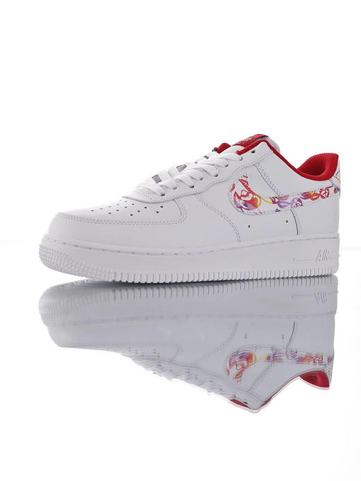 耐克 Nike Air Force 1 '07 Lv8 "Chinese New Year" 中国2020戊子新年限定 内置全掌air sole气垫 空军一号运动板鞋 白红鼠年配色 商品图3
