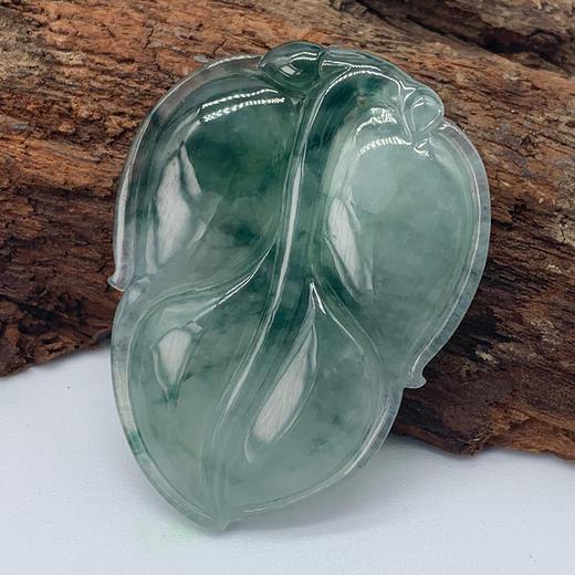 派瑞翡翠 翡翠挂件 糯种 飘花 商品图1