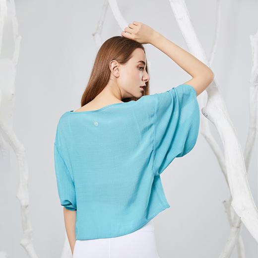 【断码捡漏】卡益短袖罩衫KM03392女士瑜伽服健身服 商品图4