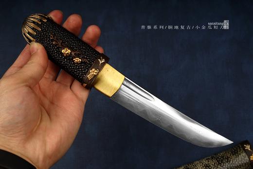 青骓 铜地复古 日式小金瓜 未开刃 商品图7