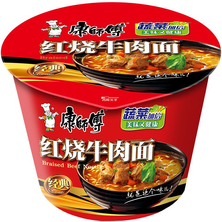 【亚欧超市】康师傅红烧牛肉面106g
