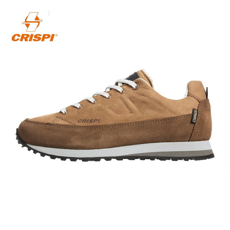 CRISPI 春秋头层牛皮户外保暖男女款低帮徒步鞋-17844204